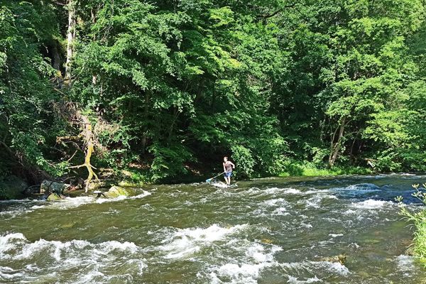 reka jihlava na paddleboardech (2) | Jihlávka z Mohelna do Hrubšic