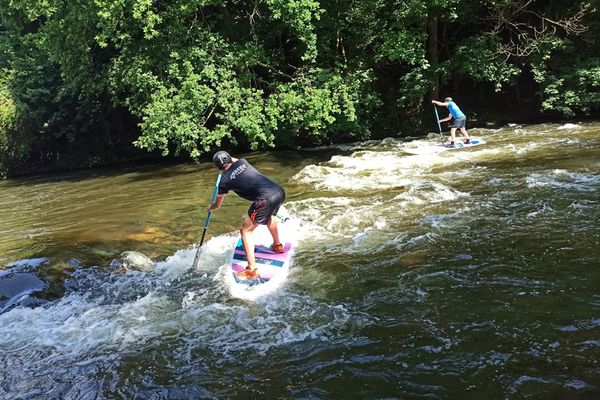 reka jihlava na paddleboardech (10) | Jihlávka z Mohelna do Hrubšic